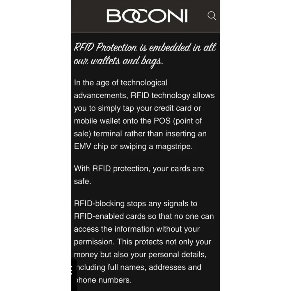 BOCONI Black Tumbled Leather Briefcase Padded‎ Attaché Case RFID Protection